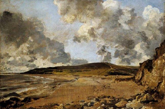 John Constable Weymouth Bay, with Jordan Hill oil painting image